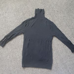 Express XS 3/4 sleeves grey turtle neck, fitted
